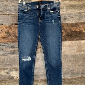 Hudson Nico midrise super skinny ankle jeans
